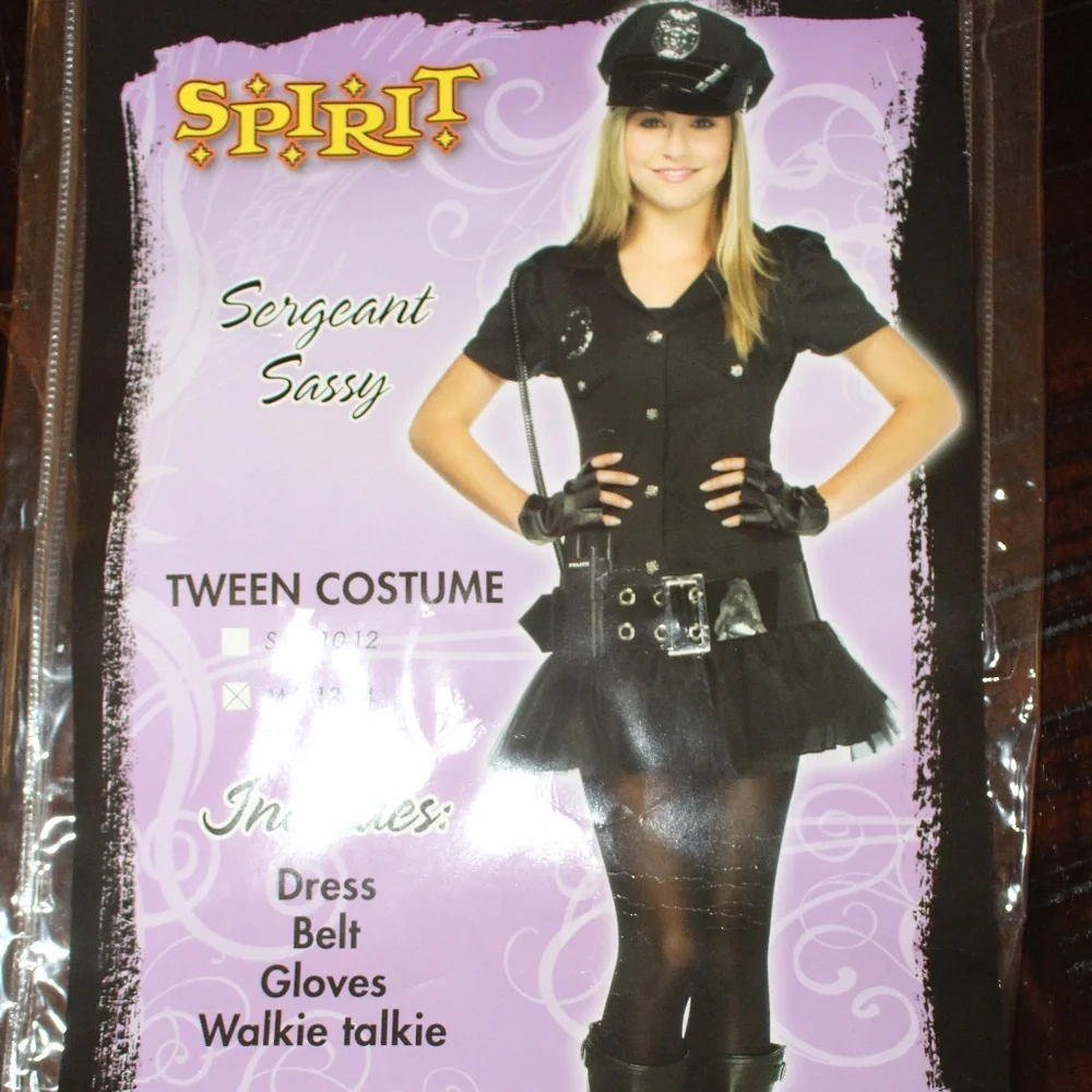 Spirit, Sergeant Sassy Tween Costume  size M/L  12-14 - Picture 8 of 10